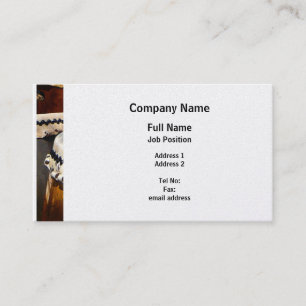 Japanese Drums - Platinum Finish Business Card