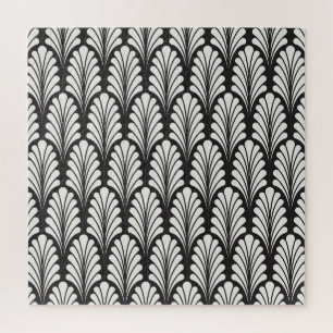 Japanese Elegance: Ornamental Vintage Pattern Jigsaw Puzzle