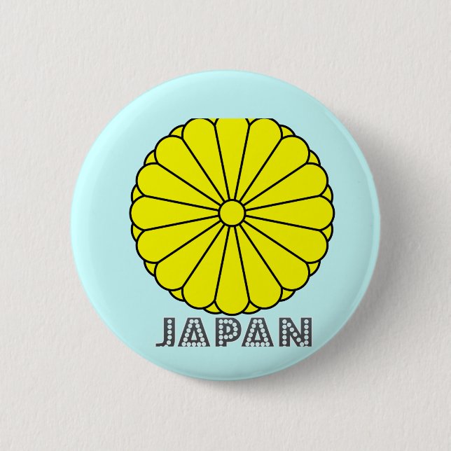Japanese Emblem 6 Cm Round Badge (Front)