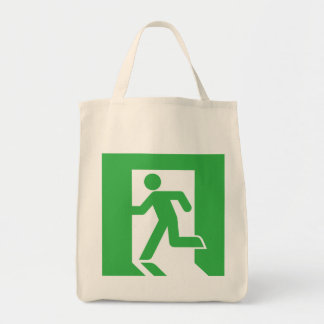 Japanese Emergency Exit Sign Tote Bag