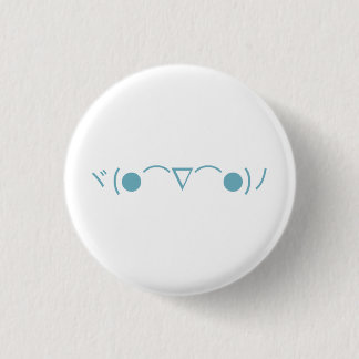 Japanese Emoticon 3 Cm Round Badge