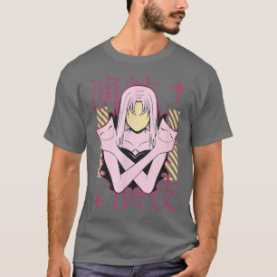 Japanese Face Girl Anime Character Japan Aestheti T-Shirt