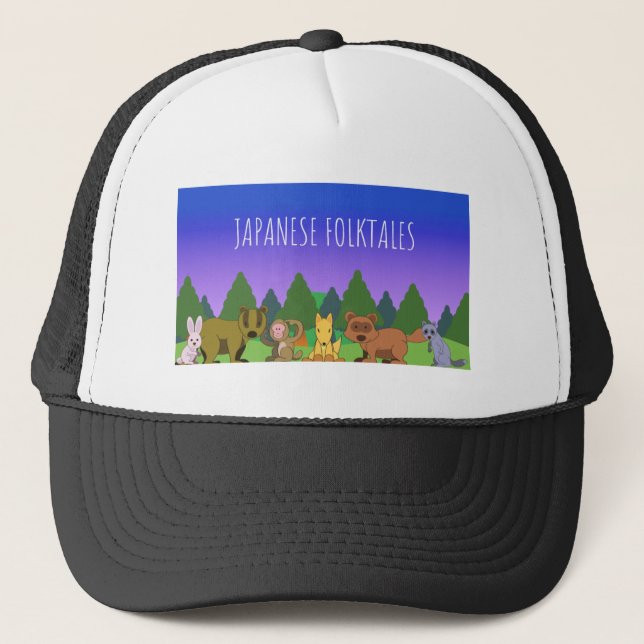JAPANESE FALKTALES TRUCKER HAT (Front)