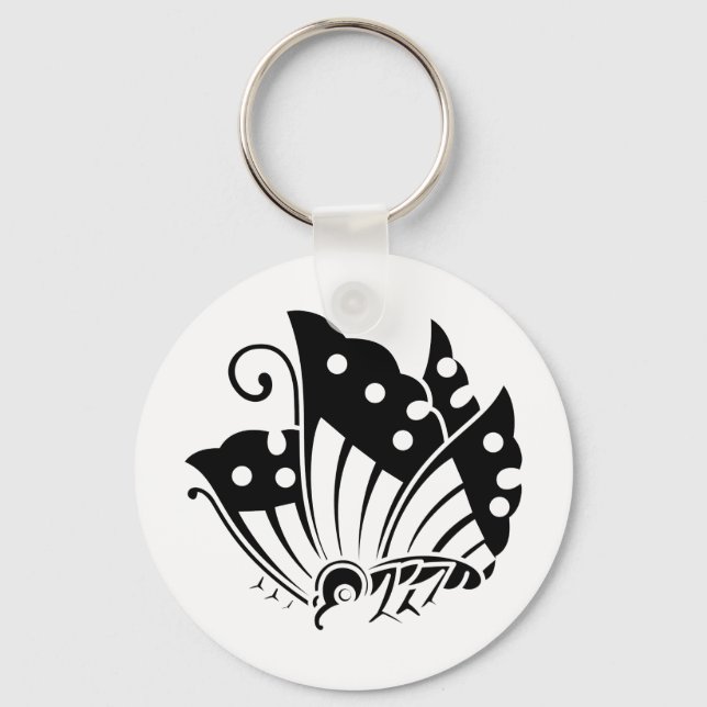 Japanese Family Crest KAMON Symbol Key Ring (Front)