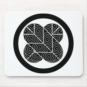 Japanese Family Crest KAMON Symbol Mouse Mat