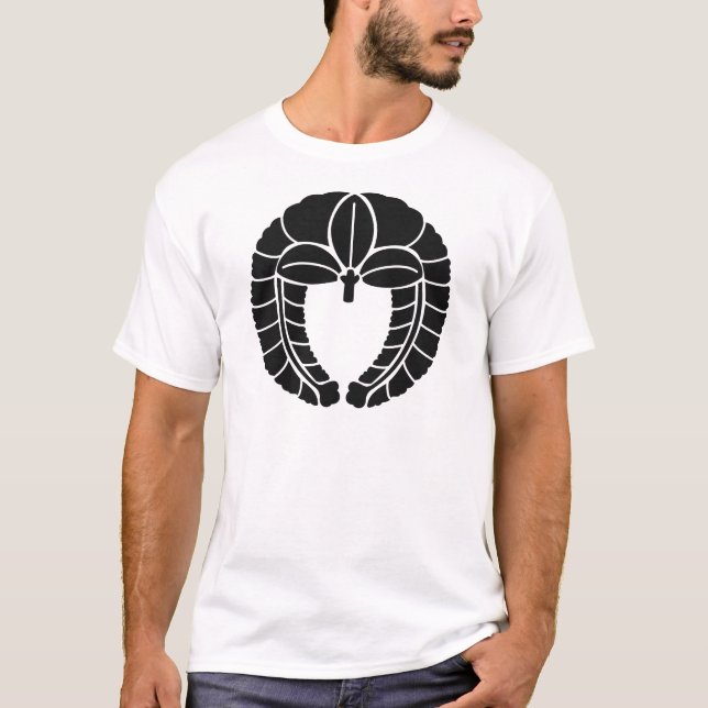 Japanese Family Crest (KAMON) Symbol T-Shirt (Front)