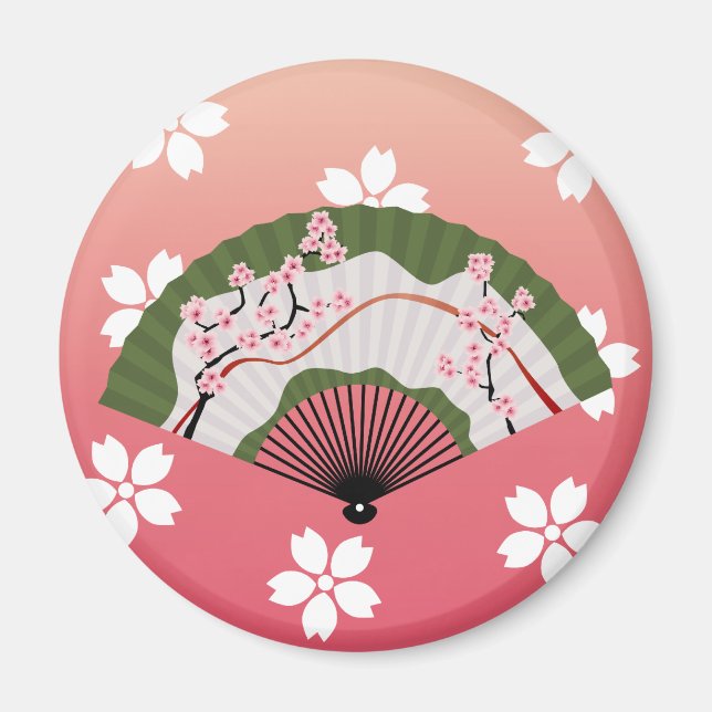 Japanese Fan 2 Magnet (Front)