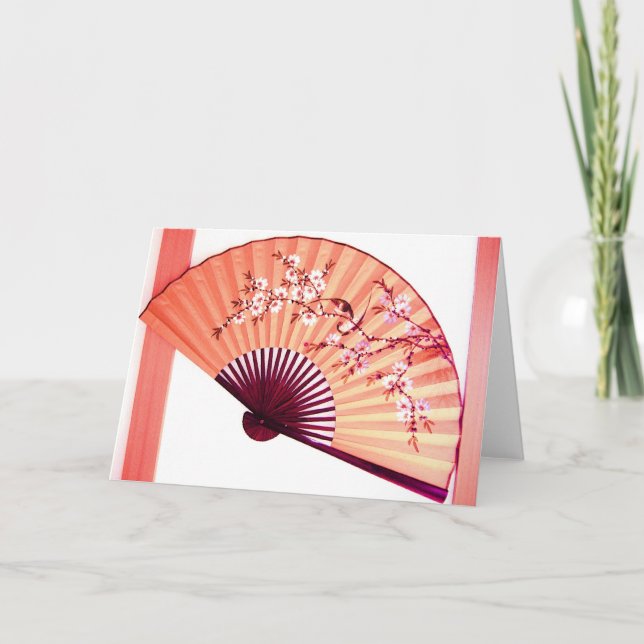 Japanese Fan Decoration- card (Front)