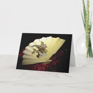 Japanese Fan Greeting Card