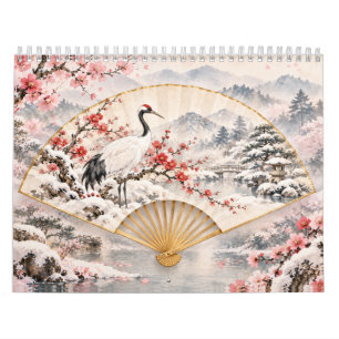 Japanese Fan Seasons Calendar