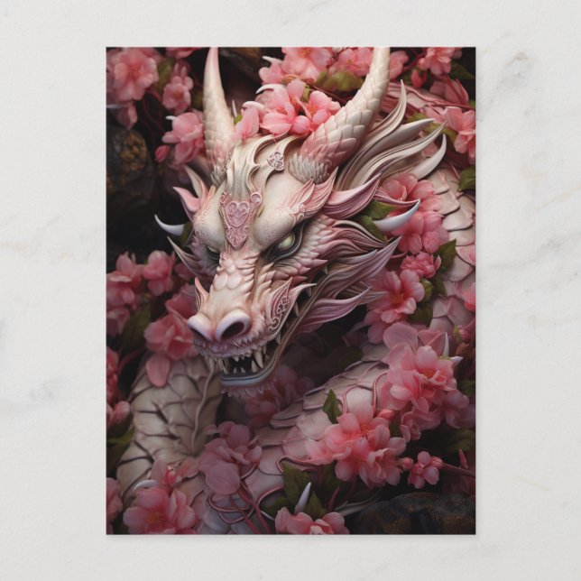 Japanese Fantasy Dragon Postcard (Front)
