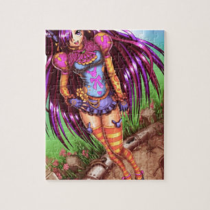 Japanese Fashion Anime Girl Jigsaw Puzzle