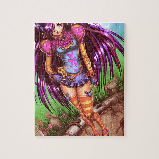 Japanese Fashion Anime Girl Jigsaw Puzzle (Vertical)
