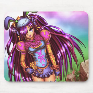 Japanese Fashion Anime Girl Mouse Mat