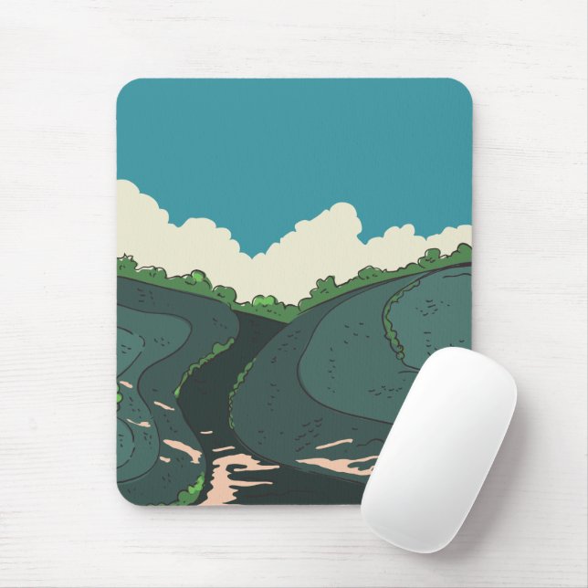 Japanese Fields Mouse Mat (With Mouse)
