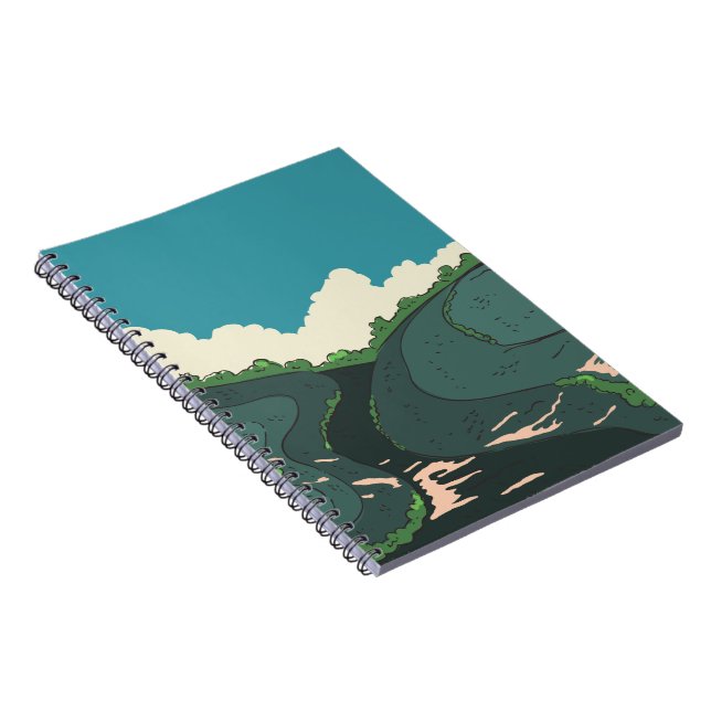 Japanese Fields Notebook (Right Side)