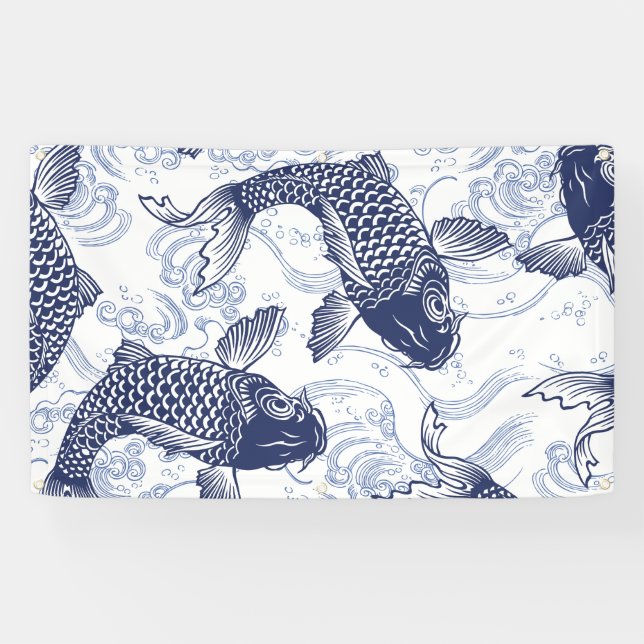 JAPANESE FISH Banner (Horizontal)
