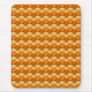Japanese Fish Scale Pattern Mouse Mat