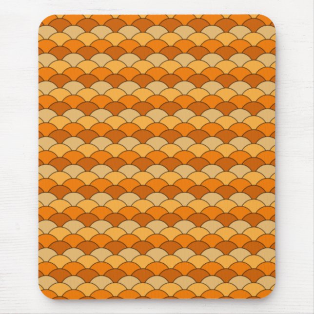 Japanese Fish Scale Pattern Mouse Mat (Front)