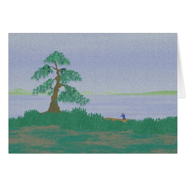Japanese Fisherman 4 - Card (Front Horizontal)