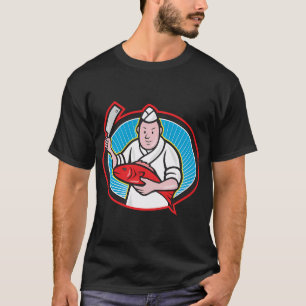 Japanese Fishmonger Butcher Chef Cook T-Shirt