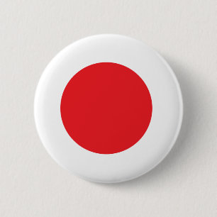 Japanese flag 6 cm round badge