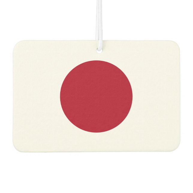 Japanese Flag Car Air Freshener (Front)