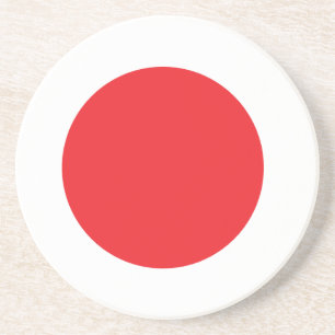 Japanese flag coaster