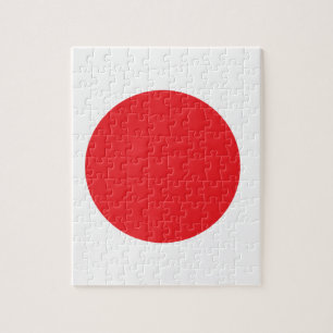 Japanese flag jigsaw puzzle