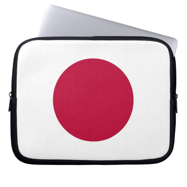 Japanese Flag Laptop Sleeve (Front)