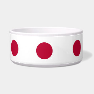 Japanese Flag Pet Bowl