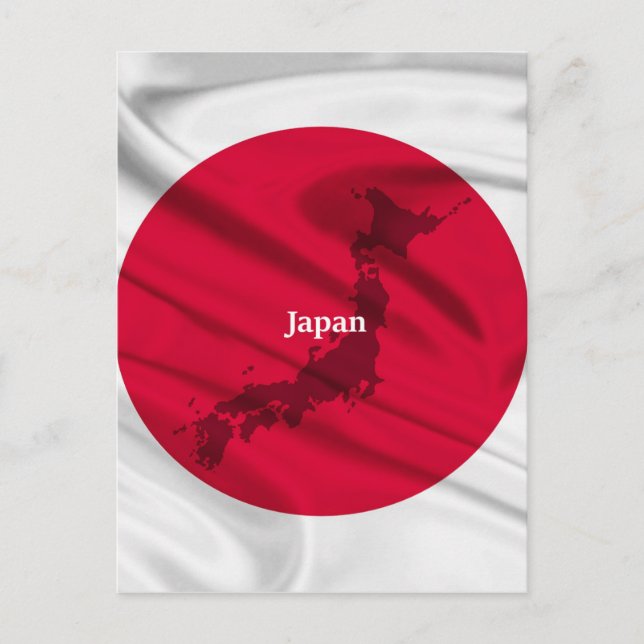 Japanese Flag Postcard (Front)