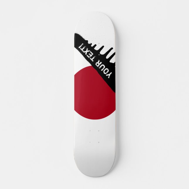 Japanese Flag Skateboard (Front)