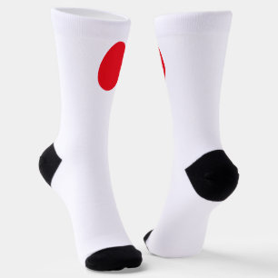 Japanese flag socks