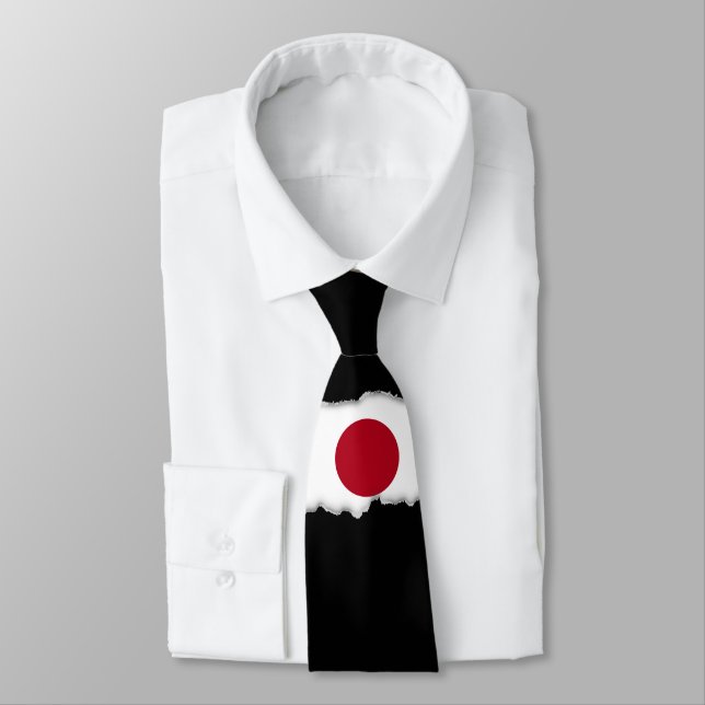 Japanese Flag Tie (Tied)