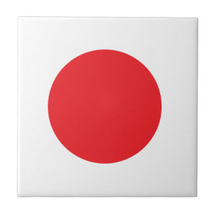 Japanese flag tile