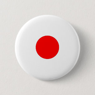 Japanese Flag With Heavy Grunge 6 Cm Round Badge