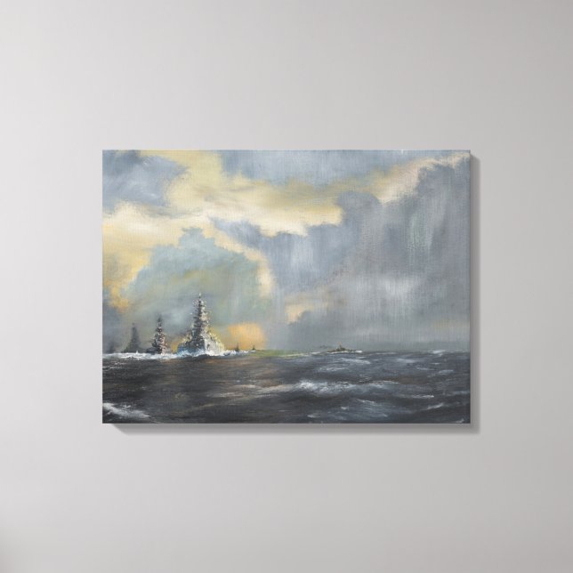 Japanese fleet in Pacific 1942 2013 Canvas Print (Front)