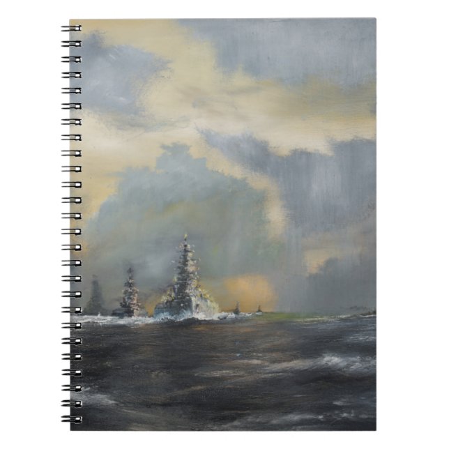 Japanese fleet in Pacific 1942 2013 Notebook (Front)