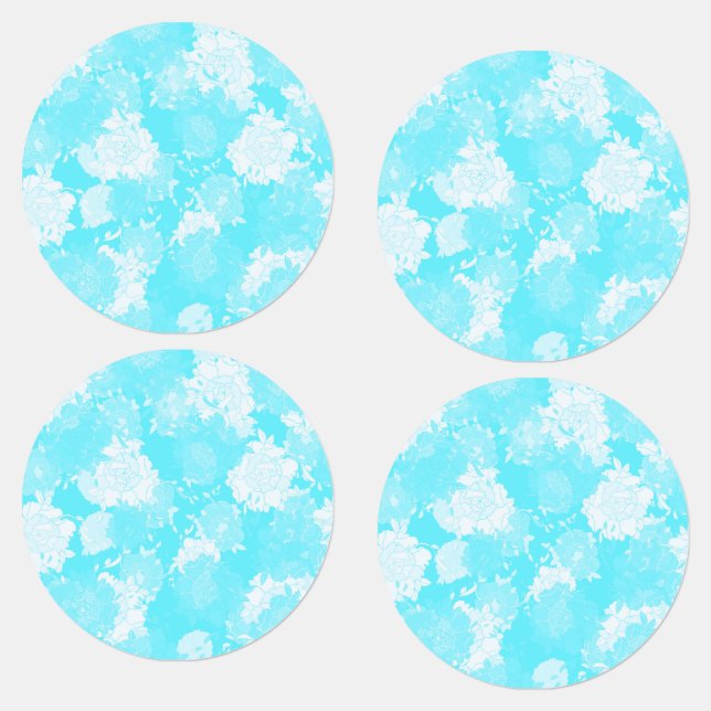 Japanese floral blue patterns (Group)