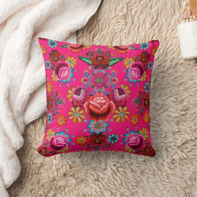 Japanese Floral Pattern  Cushion (Blanket)