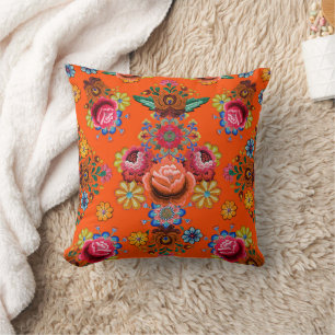 Japanese Floral Pattern Cushion