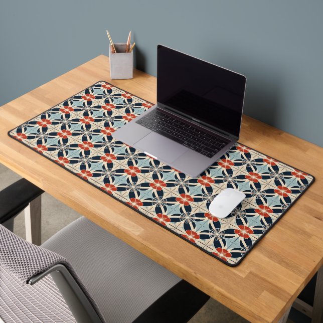 Japanese Floral Pattern Desk Mat (Office 2)
