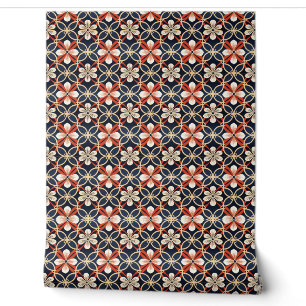 Japanese Floral Pattern Wallpaper