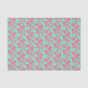 Japanese Floral Print Tissue Paper
