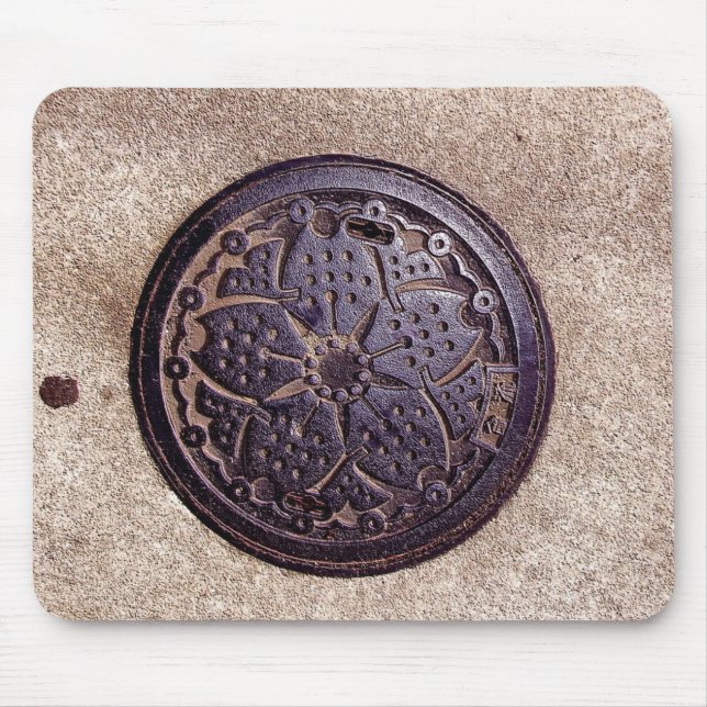 japanese flower utility covr mouse mat (Front)
