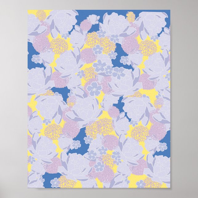 Japanese flowers poster (Front)