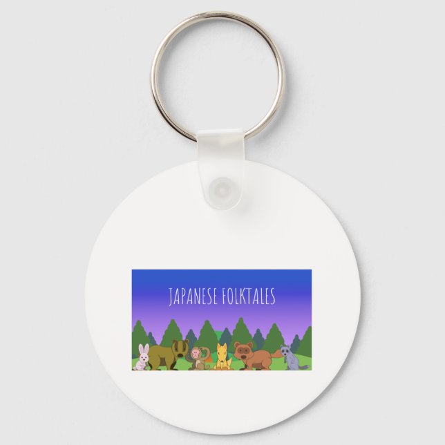 JAPANESE FOLKTALES KEY RING (Front)