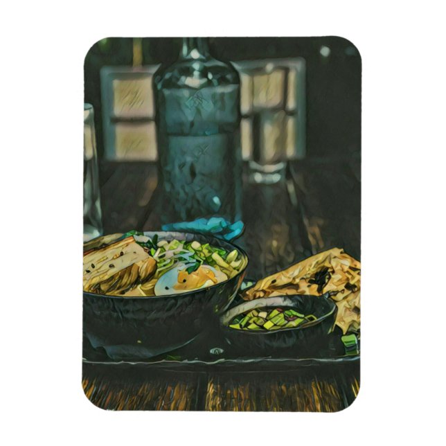 Japanese Food Art Magnet (Vertical)
