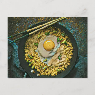 Japanese Food Art Postcard
